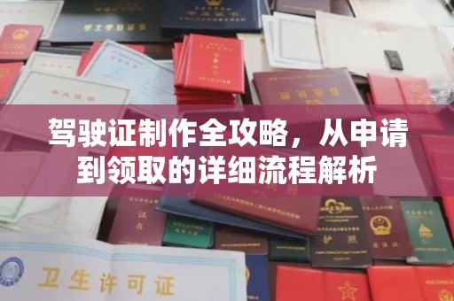 浠水驾驶证制作全攻略，从申请到领取的详细流程解析